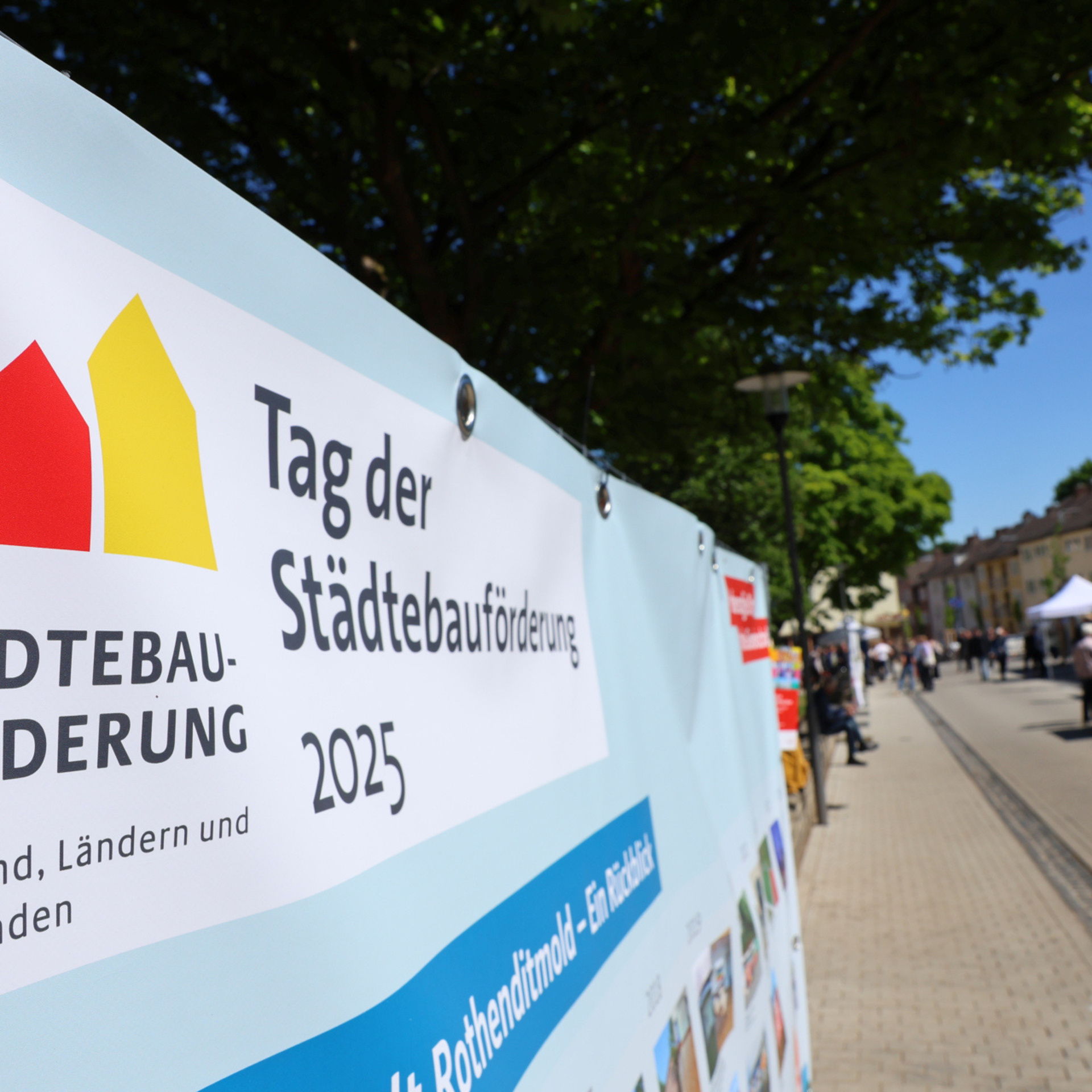 Banner mit Logo und Aufschrift Tag der Städtebauförderung