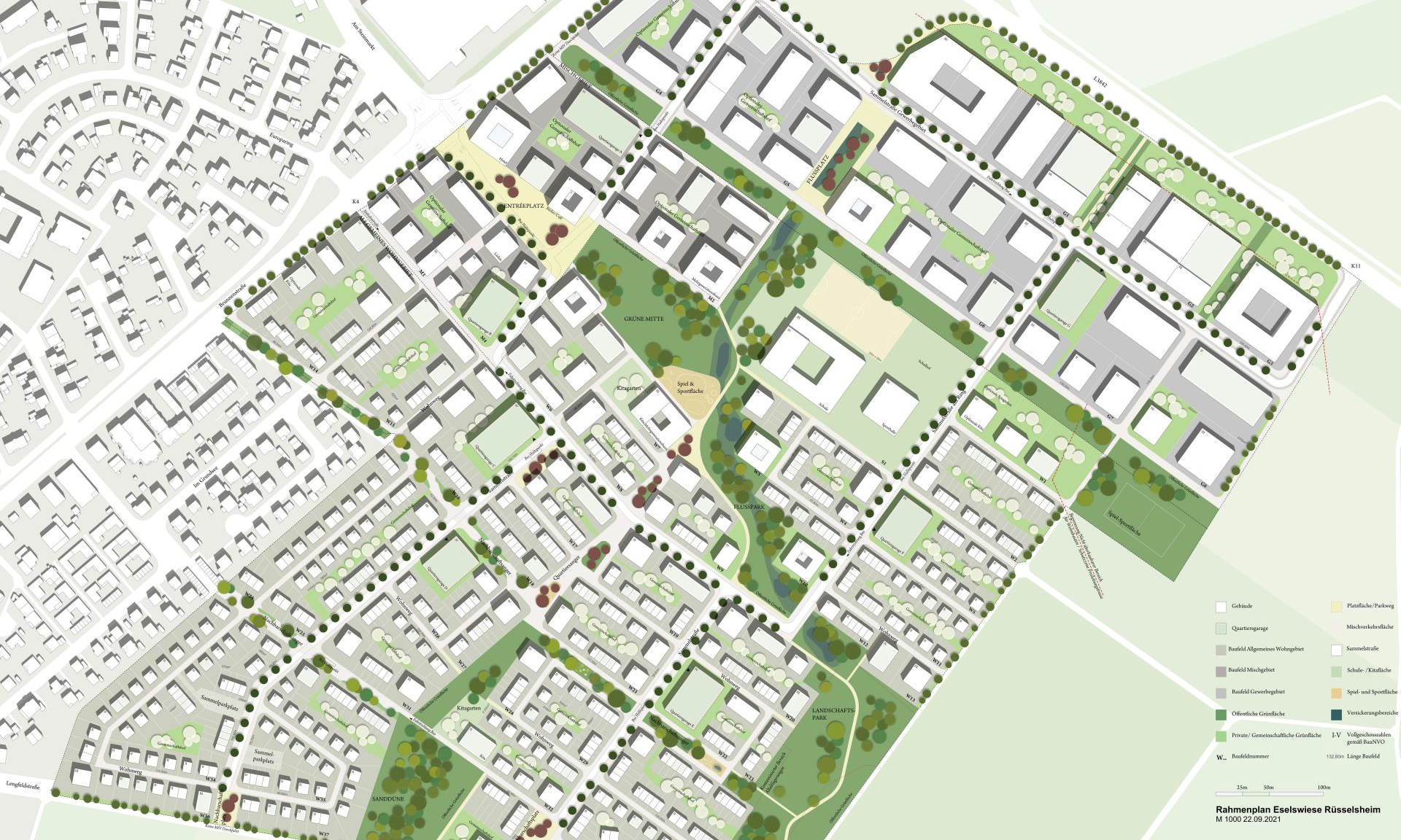 Plan von der Eselswiese