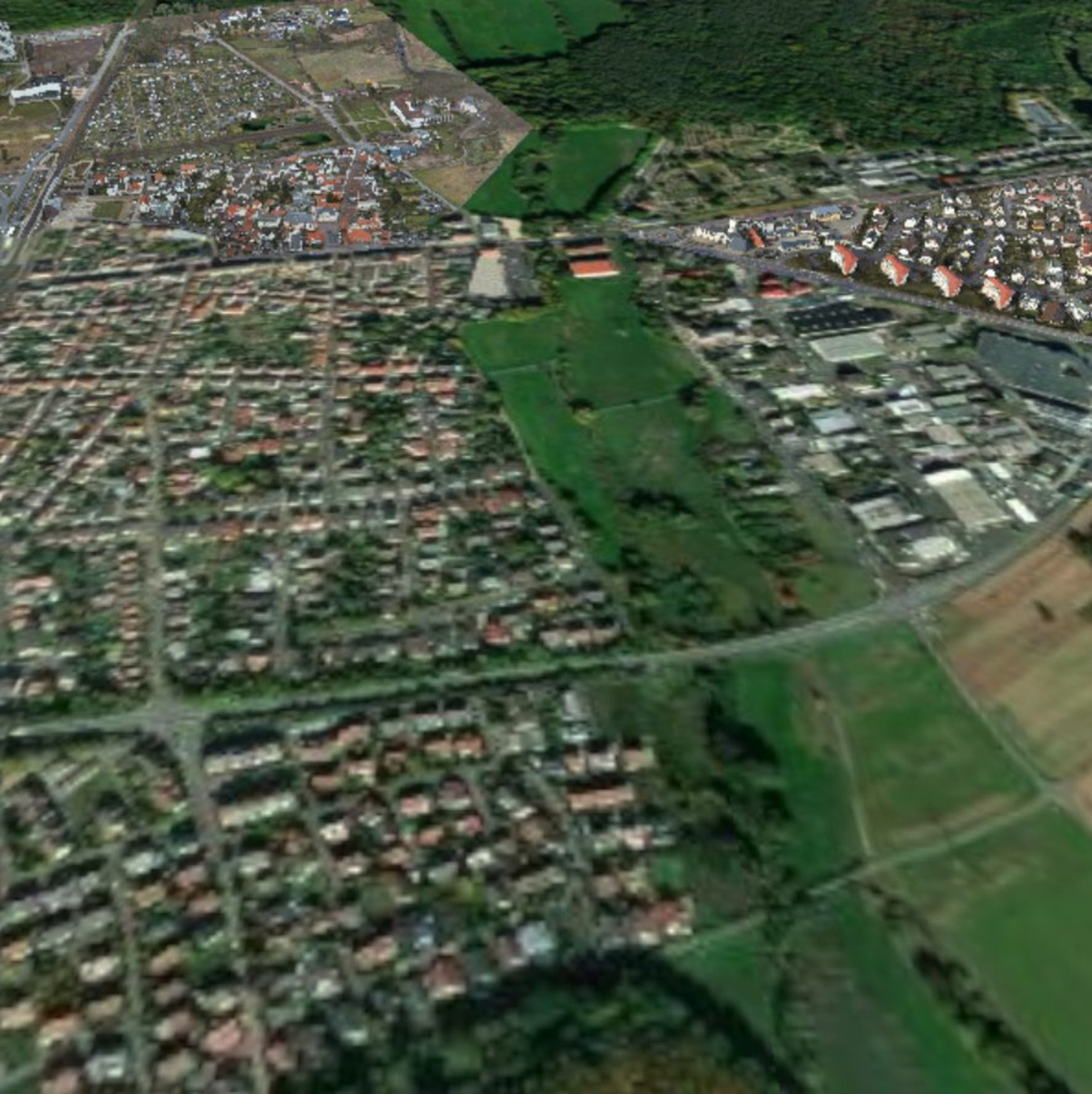 Luftbild von Heusenstamm