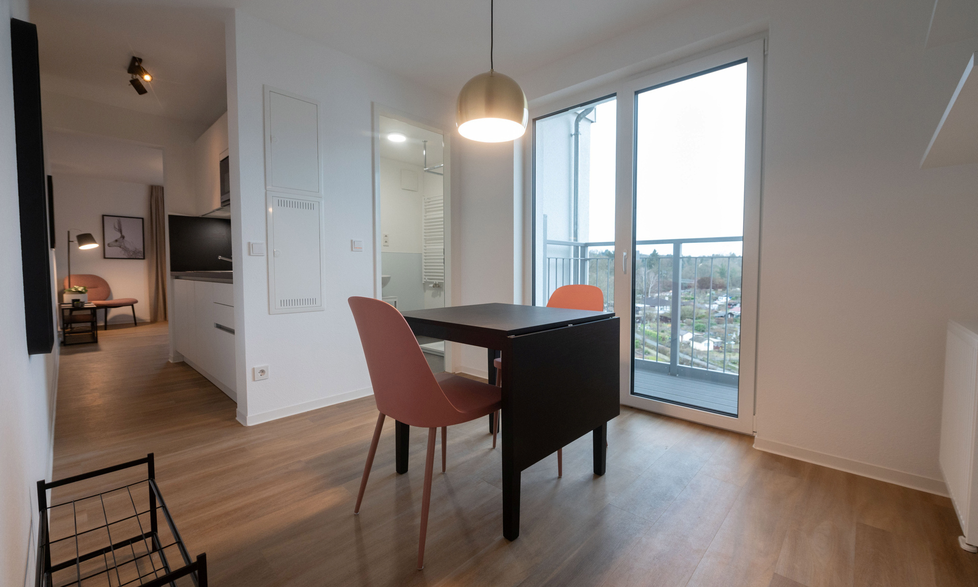 Blick in eine neue Wohnung in der Fritz-Kissel-Siedlung